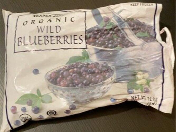Trader Joe's Organic Wild Blueberries 140 g, Nutrition Information
