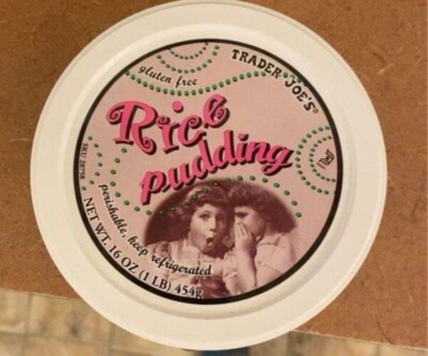 Trader Joe's Rice Pudding 113 g, Nutrition Information Innit