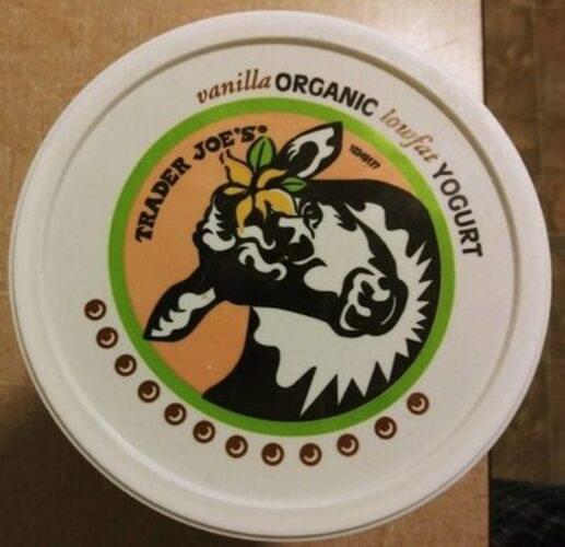 Trader Joe's Vanilla Organic Lowfat Yogurt 225 g, Nutrition