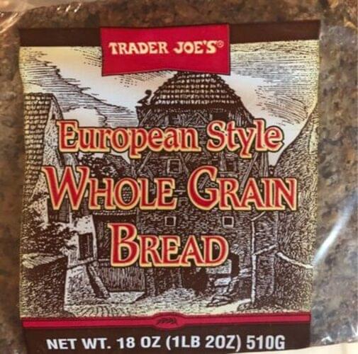Trader Joe's European Style Whole Grain Bread 51 g, Nutrition