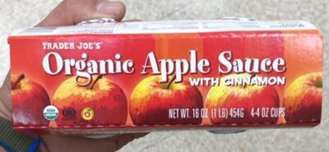 Trader Joe's Organic Apple Sauce with Cinnamon 127 g, Nutrition