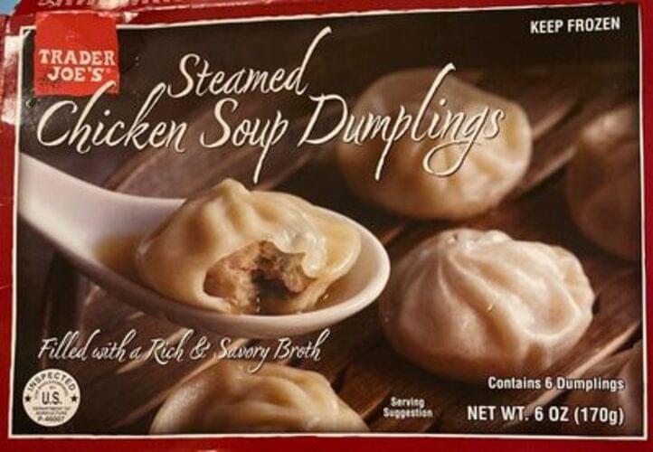 Trader Joe's Chicken Soup Dumplings 170 g, Nutrition Information Innit