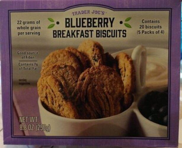 Trader Joe's Blueberry Breakfast Biscuits 50 g, Nutrition Information