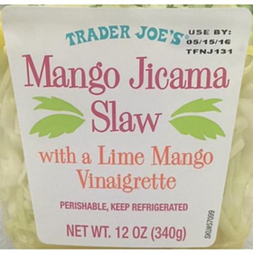 Trader Joe's Mango Jicama Slaw with a Lime Mango Vinaigrette 113 g