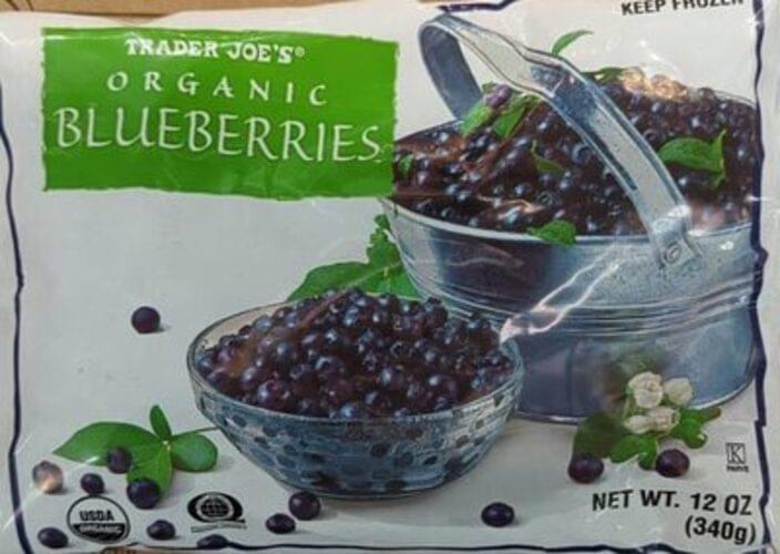 Trader Joe's Organic Cultivated Blueberries 140 g, Nutrition