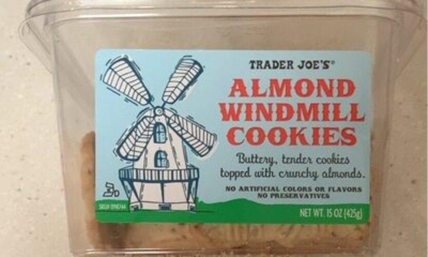 Trader Joe's Almond Windmill Cookies 28 g, Nutrition Information Innit