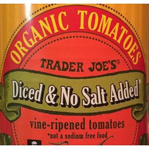 Trader Joe's Organic Tomatoes Diced & No Salt Added