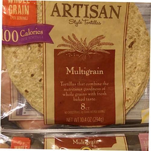 Mission Multigrain Artisan Style Tortillas - 36 g, Nutrition ...