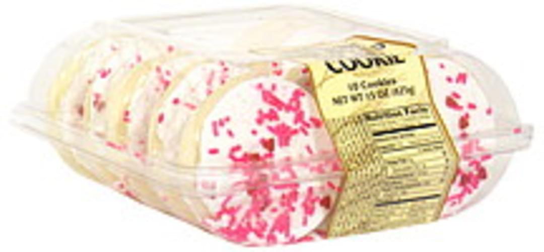 Safeway Valentine White Frosted Sugar Cookie 10 ea, Nutrition Information Innit