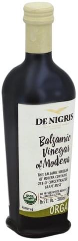 De Nigris Organic, Balsamic Vinegar - 16.9 oz