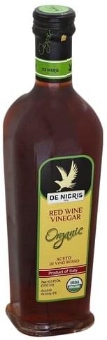 De Nigris Organic Red Wine Vinegar - 16.9 oz