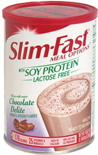 SlimFast Chocolate Delite Ready To Mix Meal with Soy Protein - 18.62 oz