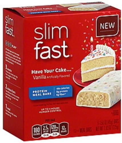 slimfast-vanilla-protein-meal-bars-5-ea-nutrition-information-innit