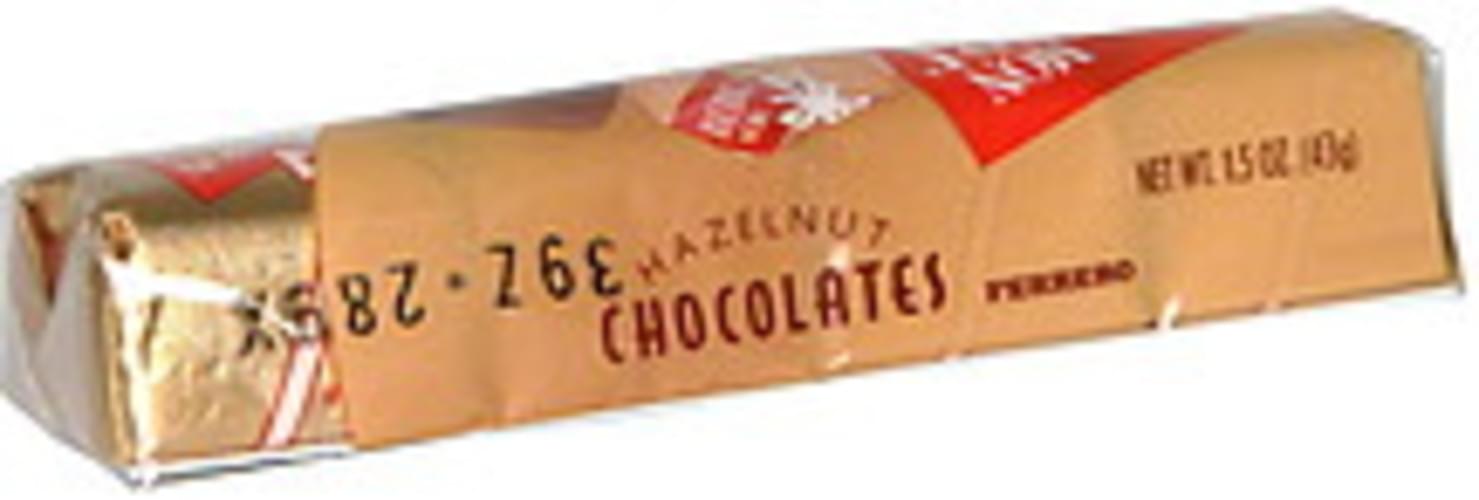Mon Cheri Hazelnut Chocolates 1.5 oz, Nutrition Information Innit Mon Cheri Hazelnut Chocolates 1.5 oz, Nutrition Information Innit
