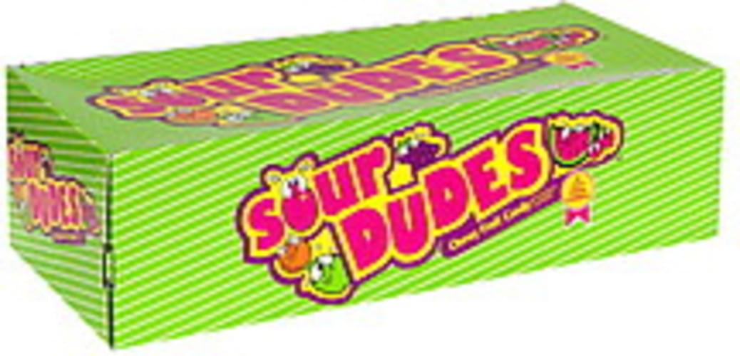Sour Dudes Chewy Fruit Candy 24 ea, Nutrition Information Innit