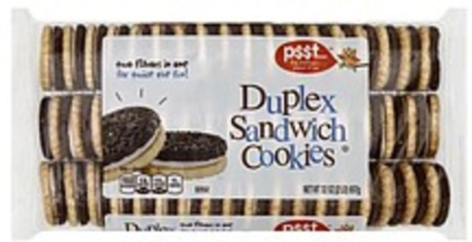 Psst Sandwich, Duplex Cookies 32 oz, Nutrition Information Innit