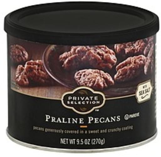 Private Selection Praline Pecans 9.5 oz, Nutrition Information Innit