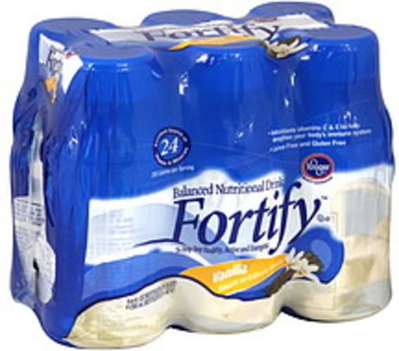 Kroger Balanced, Vanilla Nutritional Drink 6 ea, Nutrition