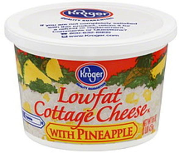 Kroger Low Fat With Pineapple Cottage Cheese 16 Oz Nutrition