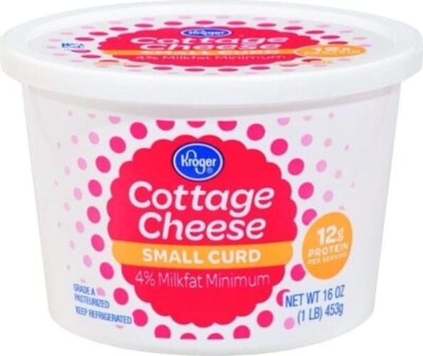 Kroger Small Curd Cottage Cheese 16 oz, Nutrition Information Innit