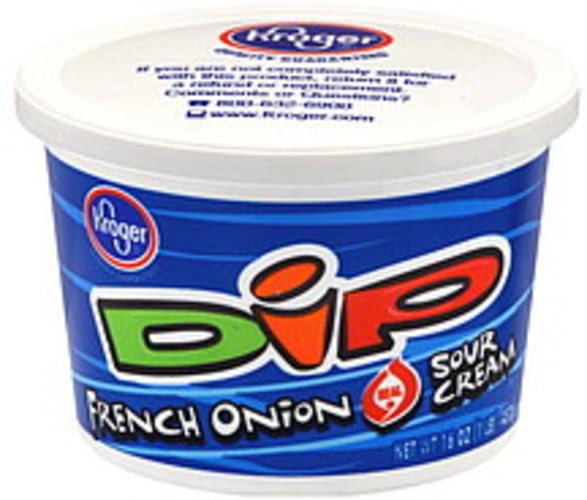 Kroger Sour Cream, French Onion Dip 16 oz, Nutrition Information Innit