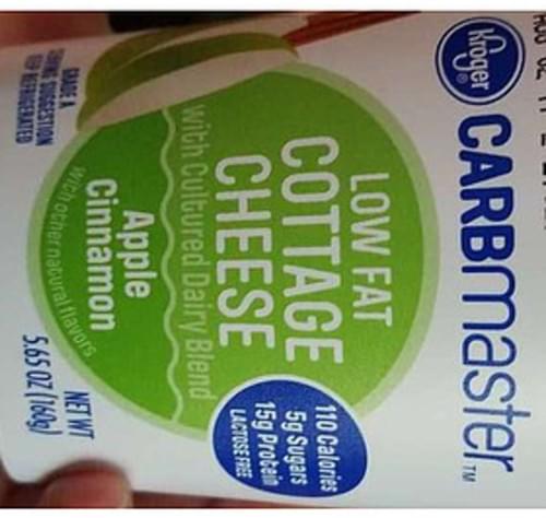 Kroger Apple Cinnamon Low Fat Cottage Cheese 0 G Nutrition
