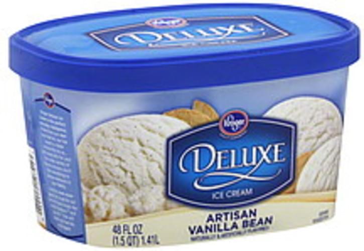 Kroger Artisan Vanilla Bean Ice Cream 48 oz, Nutrition Information