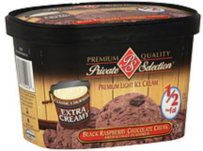 Private Selection Premium Light, Black Raspberry Chocolate Chunk Ice