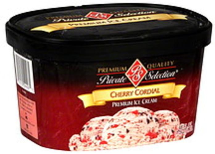 Private Selection Premium, Cherry Cordial Ice Cream 48 oz, Nutrition