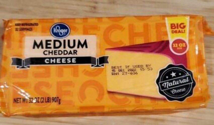 Kroger Medium Cheddar Cheese 28 g, Nutrition Information Innit