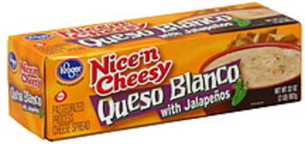 Kroger Pasteurized Process, Queso Blanco Cheese Spread 32 oz, Nutrition Information Innit