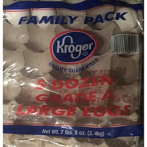 Kroger 5 dozen grade a large eggs 50 g nutrition information innit