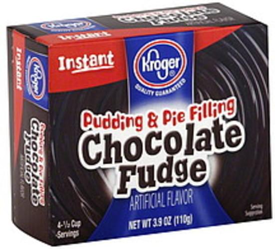 Kroger Instant, Chocolate Fudge Pudding & Pie Filling 3.9 oz