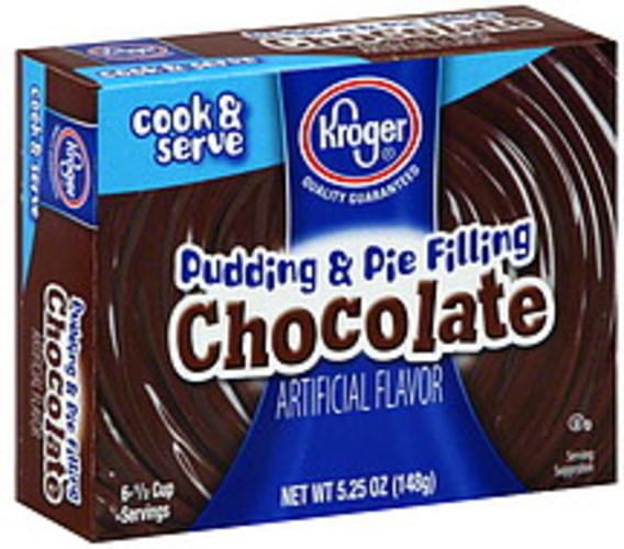 Kroger Chocolate Pudding & Pie Filling 5.25 oz, Nutrition Information
