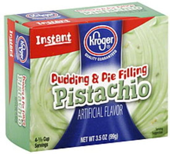 Kroger Instant, Pistachio Pudding & Pie Filling 3.5 oz, Nutrition