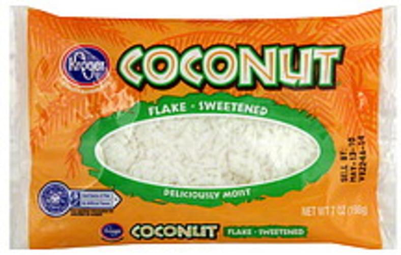 Kroger Flake, Sweetened Coconut 7 oz, Nutrition Information Innit