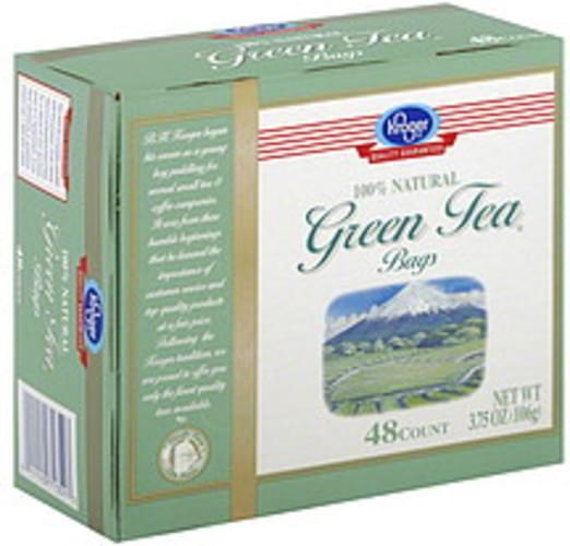 Kroger Green Tea Bags 48 ea, Nutrition Information Innit