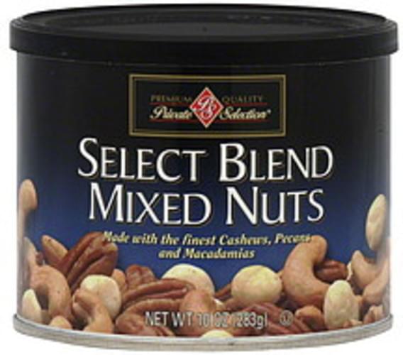 Private Selection Select Blend Mixed Nuts 10 oz, Nutrition