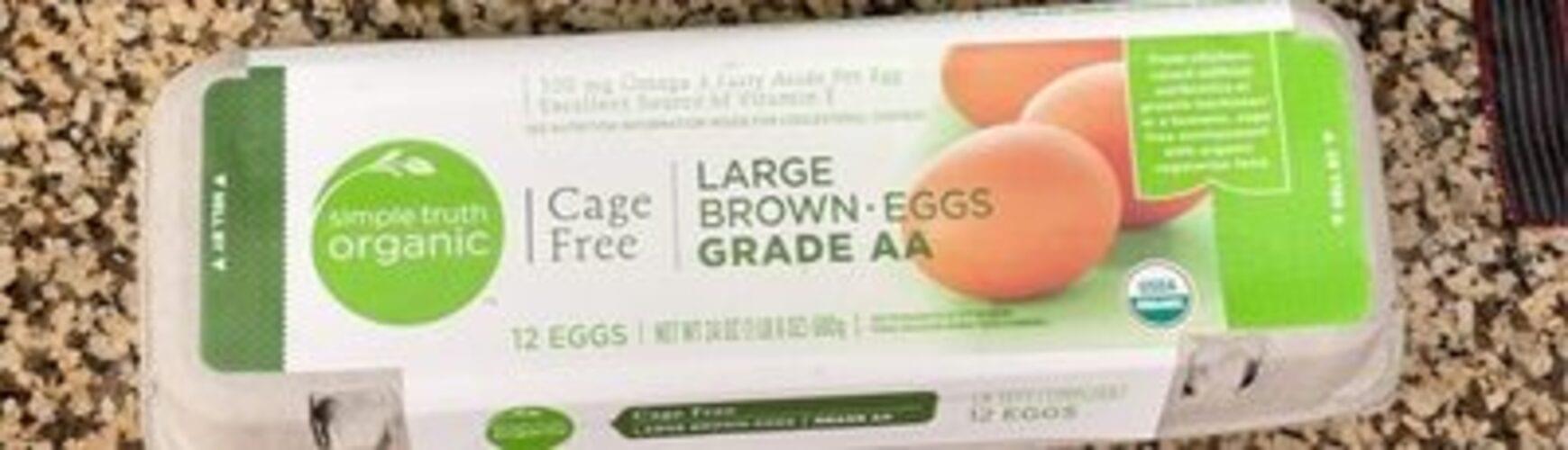 Simple Truth Organic Grade AA Large Brown Eggs 50 g, Nutrition