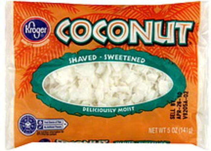 Kroger Shaved Coconut 5 oz, Nutrition Information Innit