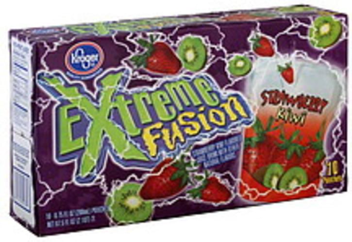 Kroger Strawberry Kiwi Juice Drink 10 ea, Nutrition Information Innit