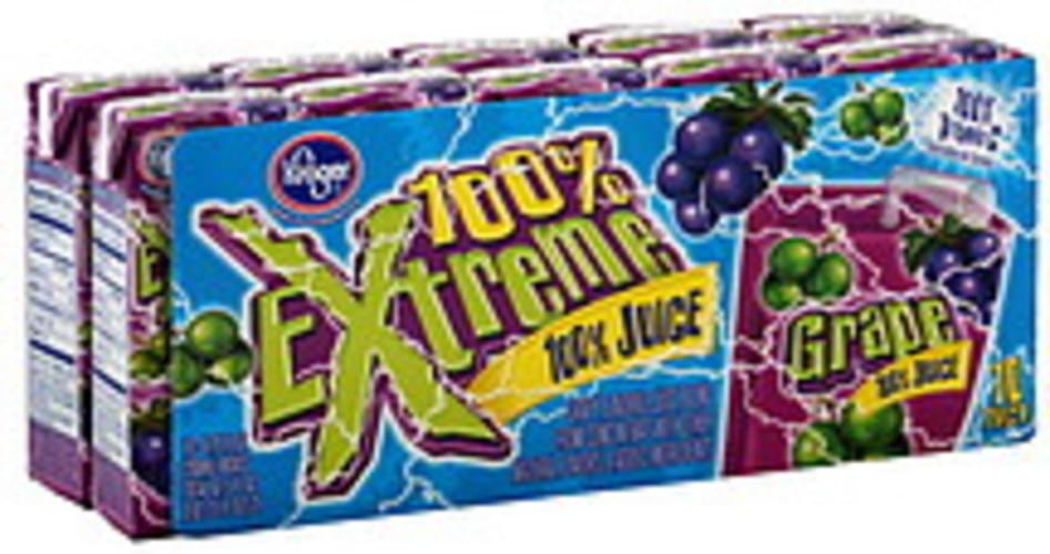 Kroger Grape Juice 10 ea, Nutrition Information Innit