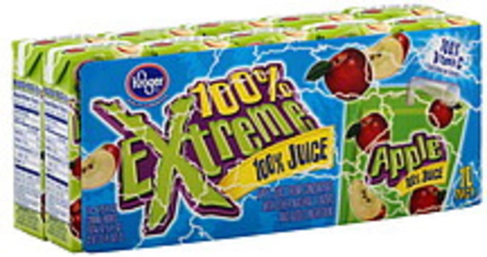 Kroger Apple Juice 10 ea, Nutrition Information Innit