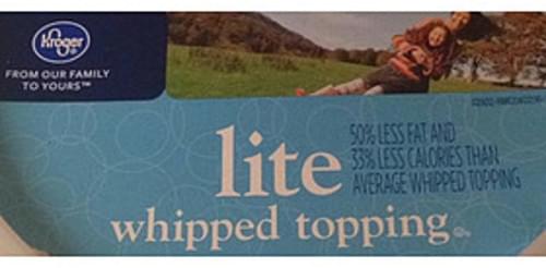 Fit and active lite whipped topping nutrition