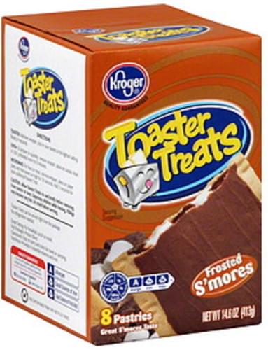 Kroger Frosted S'mores Toaster Treats - 8 ea, Nutrition ...