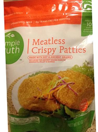 Simple Truth Meatless Crispy Patties - 100 g