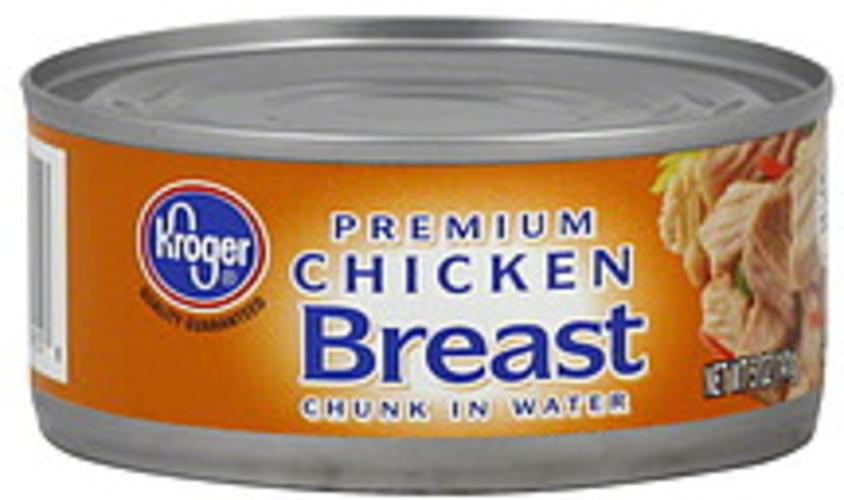Kroger Premium, Chunk in Water Chicken Breast 5 oz, Nutrition