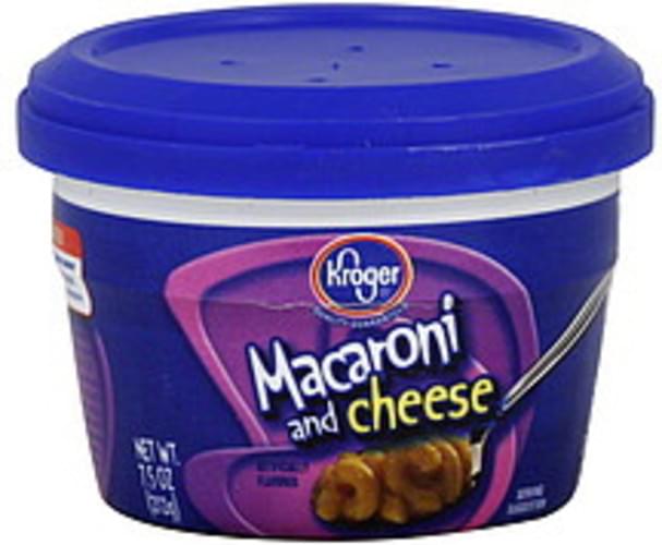 Kroger Macaroni and Cheese 7.5 oz, Nutrition Information Innit