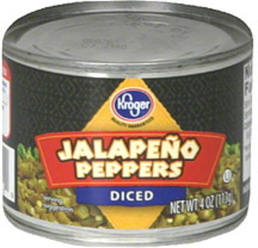 Kroger Diced Jalapeno Peppers 4 oz, Nutrition Information Innit
