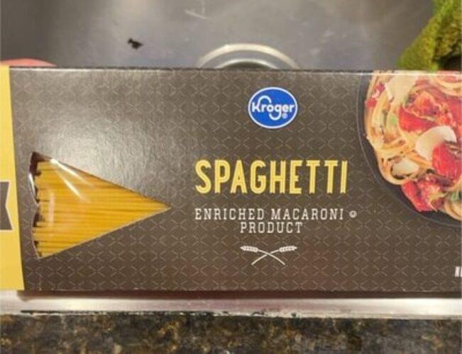 Kroger Spaghetti 32 oz, Nutrition Information Innit